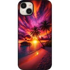 Coque iPhone 15 Plus - Maldives Dusk Bliss