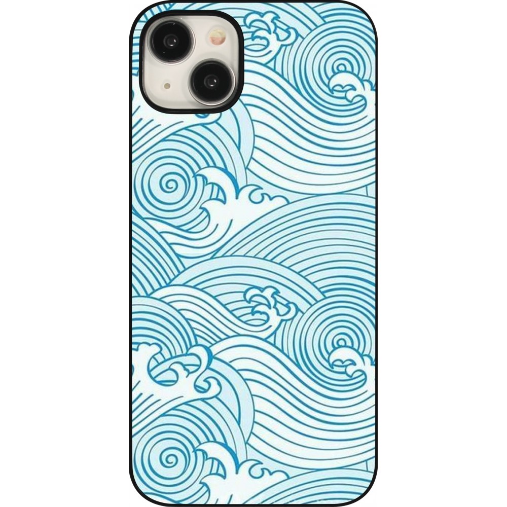 Coque iPhone 15 Plus - Ocean Waves