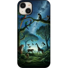 Coque iPhone 15 Plus - Paradis des animaux exotiques