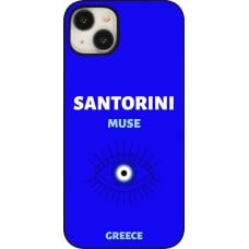 Coque iPhone 15 Plus - Pop Summer Destination Santorini