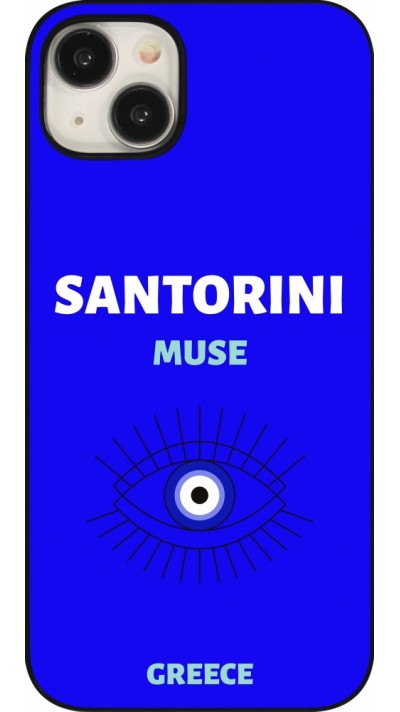 Coque iPhone 15 Plus - Pop Summer Destination Santorini