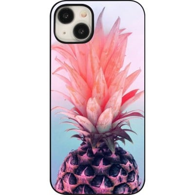 Coque iPhone 15 Plus - Purple Pink Pineapple