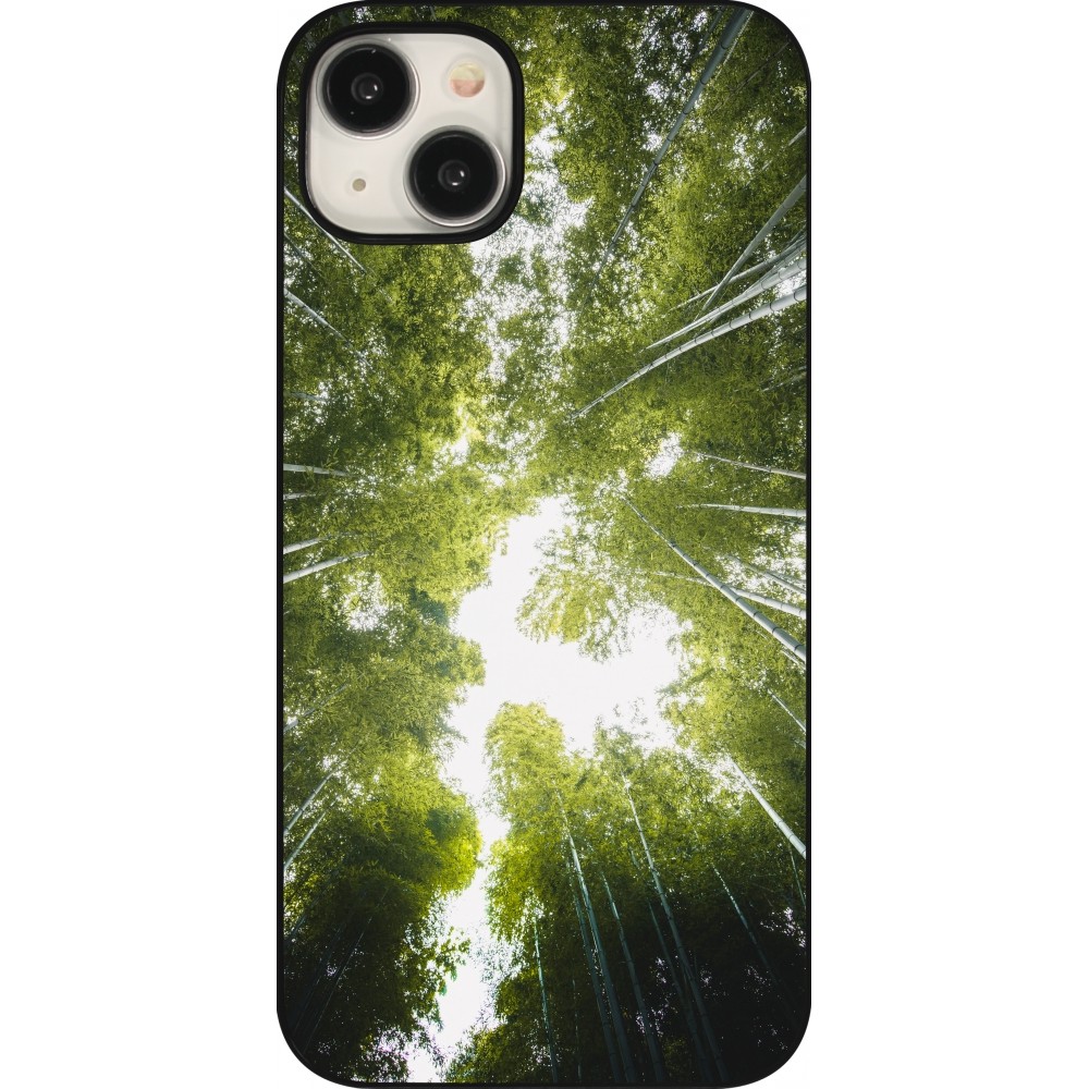 iPhone 15 Plus Case Hülle - Spring 23 forest blue sky