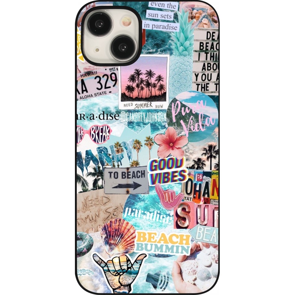 Coque iPhone 15 Plus - Summer 20 collage