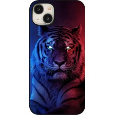 iPhone 15 Plus Case Hülle - Tiger Blue Red