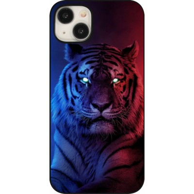 Coque iPhone 15 Plus - Tiger Blue Red