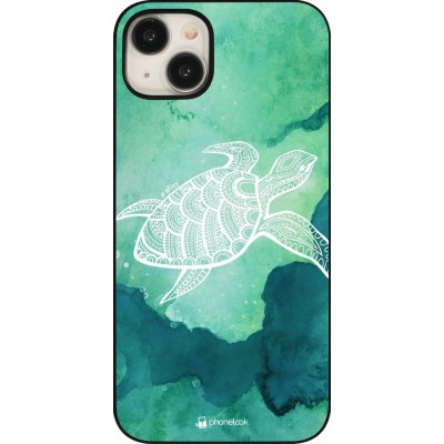 Coque iPhone 15 Plus - Turtle Aztec Watercolor