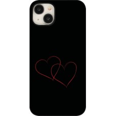 Coque iPhone 15 Plus - Valentine 2023 attached heart