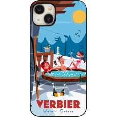 Coque iPhone 15 Plus - Verbier Mountain Jacuzzi