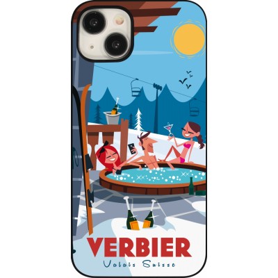 Coque iPhone 15 Plus - Verbier Mountain Jacuzzi