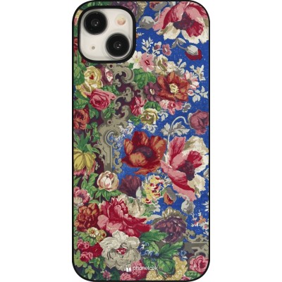 Coque iPhone 15 Plus - Vintage Art Flowers