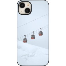 Coque iPhone 15 Plus - Winter 22 ski lift