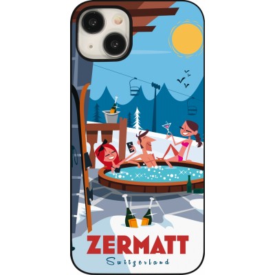 Coque iPhone 15 Plus - Zermatt Mountain Jacuzzi