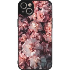 Coque iPhone 15 Plus - Silicone rigide noir Beautiful Roses