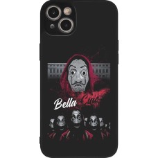 Coque iPhone 15 Plus - Silicone rigide noir Bella Ciao