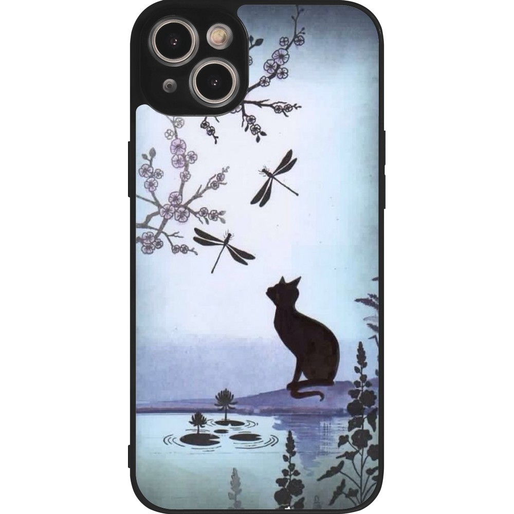 Coque iPhone 15 Plus - Silicone rigide noir Spring 19 12