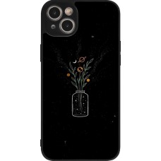 Coque iPhone 15 Plus - Silicone rigide noir Vase black