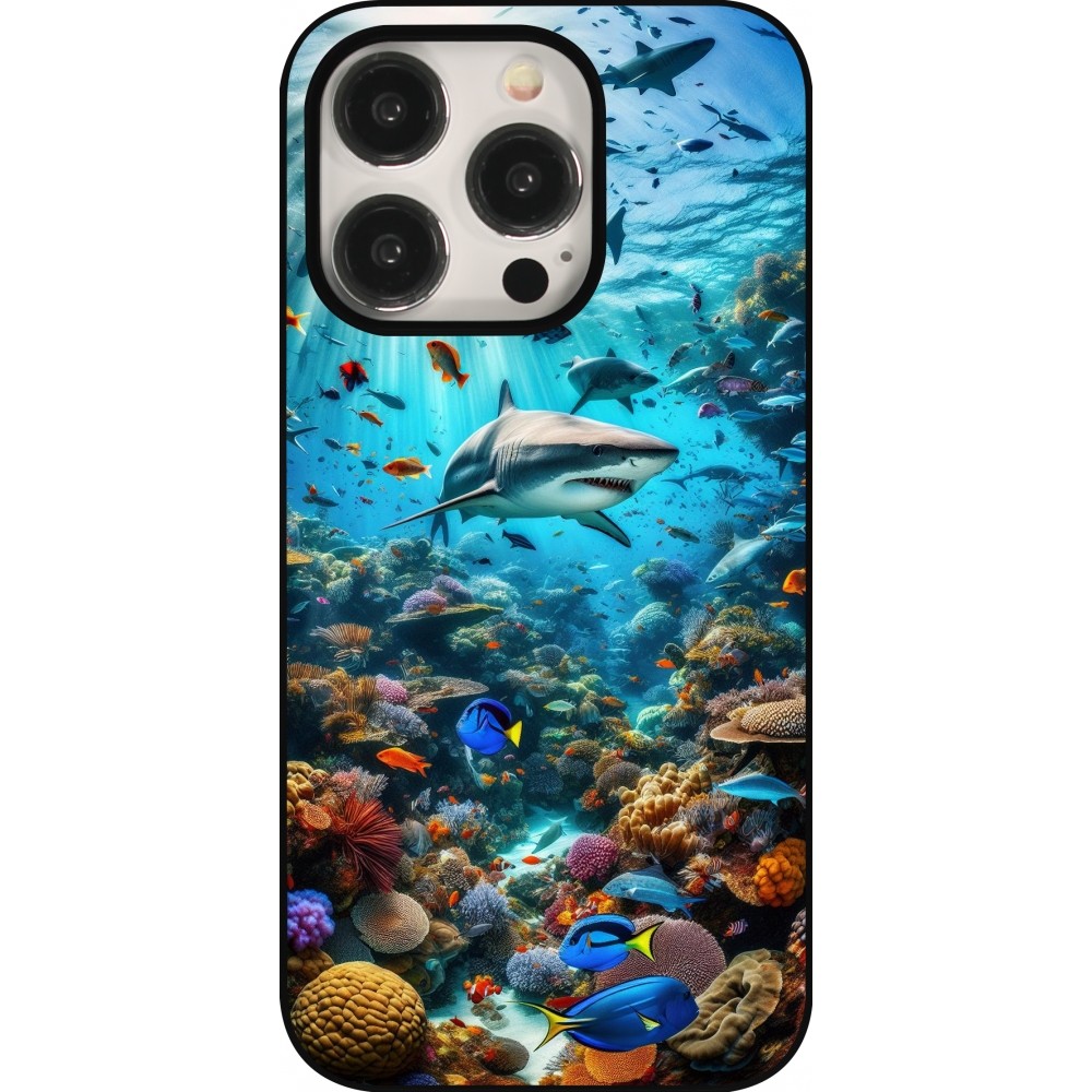 Coque iPhone 15 Pro - Bora Bora Mer et Merveilles