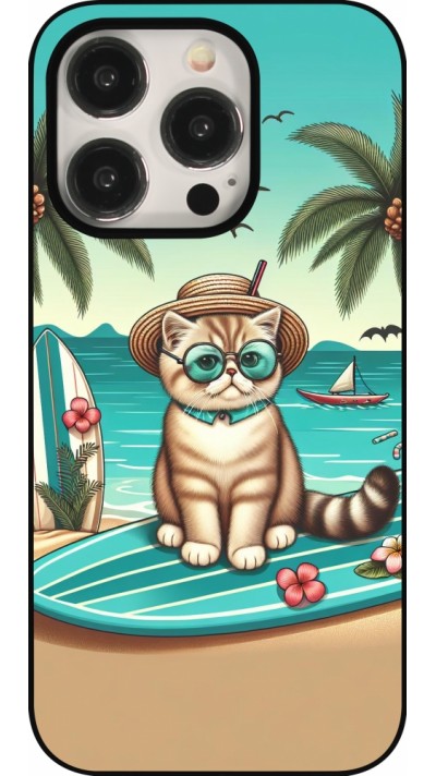 iPhone 15 Pro Case Hülle - Chat Surf Stil