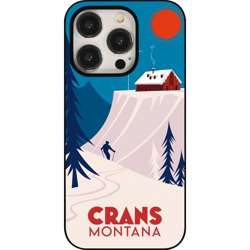 Coque iPhone 15 Pro - Crans-Montana Cabane