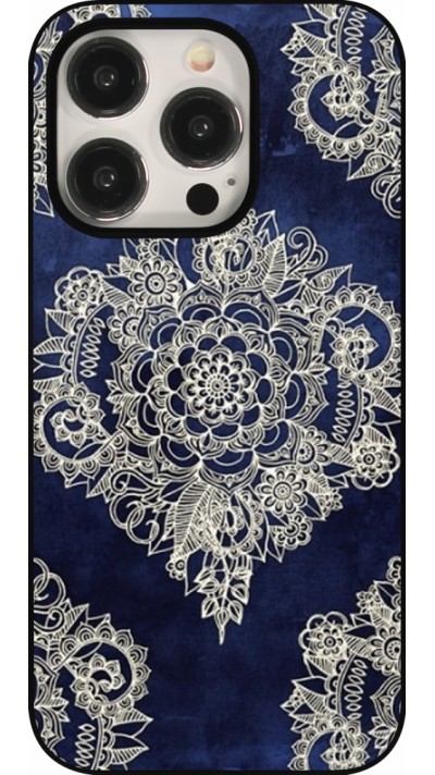 Coque iPhone 15 Pro - Cream Flower Moroccan