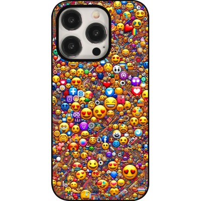 Coque iPhone 15 Pro - Emoji mixed