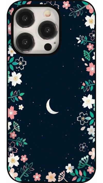 iPhone 15 Pro Case Hülle - Flowers space