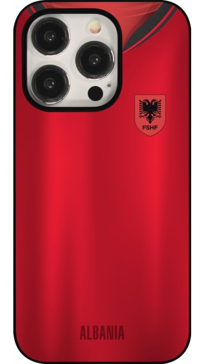 iPhone 15 Pro Case Hülle - Albanien personalisierbares Fussballtrikot