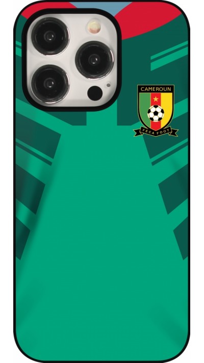 iPhone 15 Pro Case Hülle - Kamerun 2022 personalisierbares Fussballtrikot