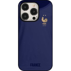 Coque iPhone 15 Pro - Maillot de football France 2022 personnalisable