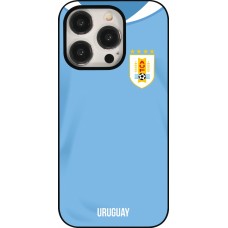 Coque iPhone 15 Pro - Maillot de football Uruguay 2022 personnalisable