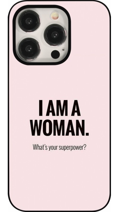 iPhone 15 Pro Case Hülle - I am a woman