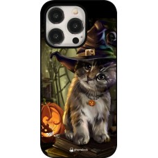 Coque iPhone 15 Pro - Halloween 21 Witch cat