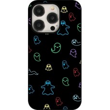 Coque iPhone 15 Pro - Halloween 2024 colorful ghosts