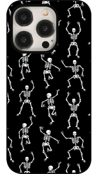 iPhone 15 Pro Case Hülle - Halloween 2024 dancing skeleton