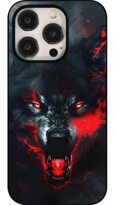 iPhone 15 Pro Case Hülle - Halloween 2024 mad werewolf