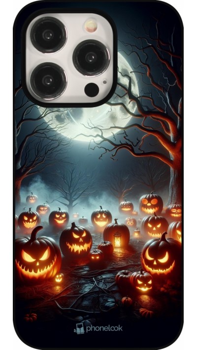 iPhone 15 Pro Case Hülle - Halloween 2024 Viele Kuerbisse