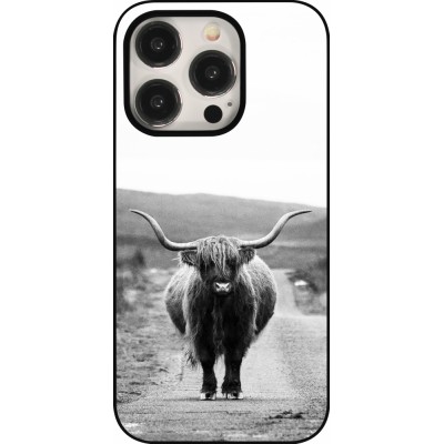 Coque iPhone 15 Pro - Highland cattle