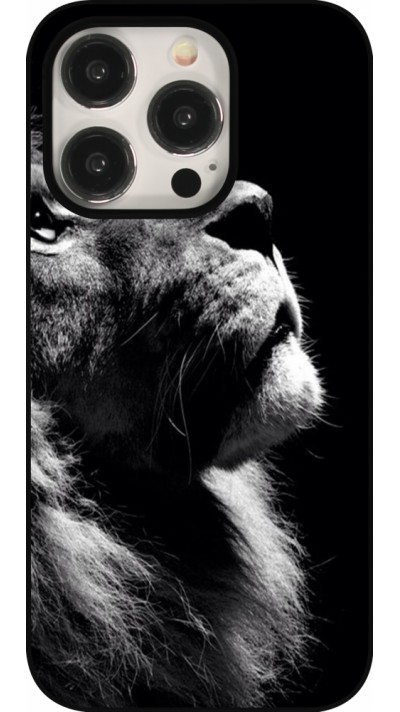 iPhone 15 Pro Case Hülle - Lion looking up