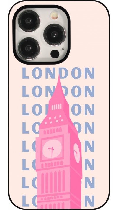 iPhone 15 Pro Case Hülle - London Pink Print