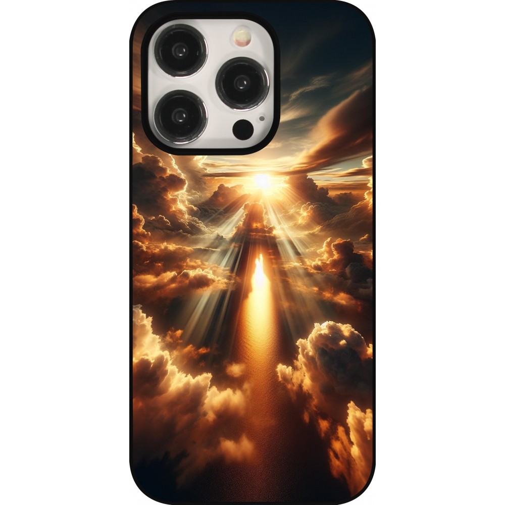 Coque iPhone 15 Pro - Lueur Céleste Zenith