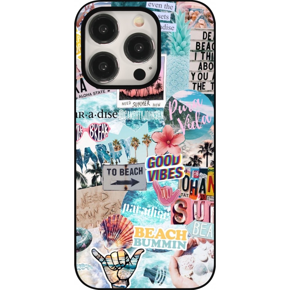 Coque iPhone 15 Pro - Summer 20 collage