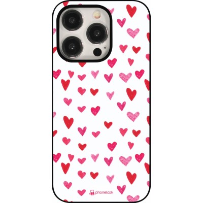 Coque iPhone 15 Pro - Valentine 2022 Many pink hearts