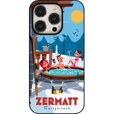 Coque iPhone 15 Pro - Zermatt Mountain Jacuzzi