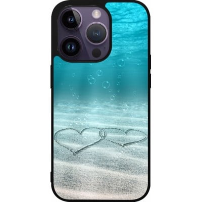 Coque iPhone 15 Pro - Silicone rigide noir Summer 18 19