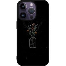 Coque iPhone 15 Pro - Silicone rigide noir Vase black