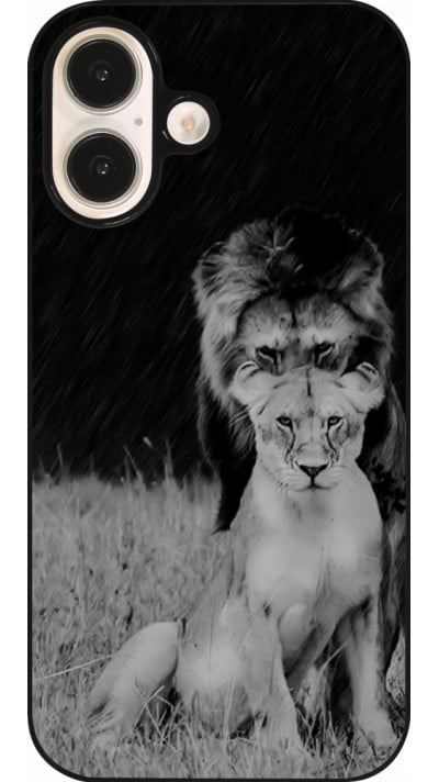 Coque iPhone 16 - Angry lions