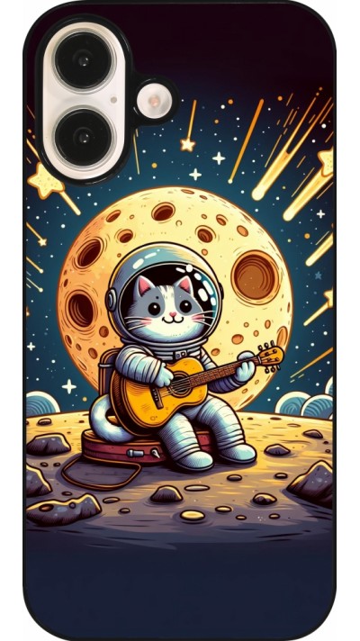 Coque iPhone 16 - AstroCat RockLune