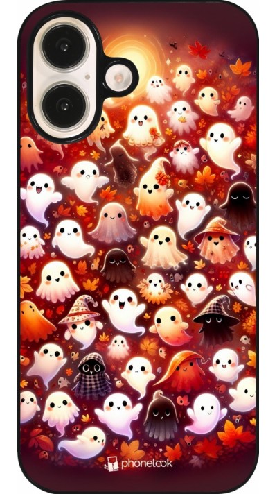 Coque iPhone 16 - Fantômes automne mignons