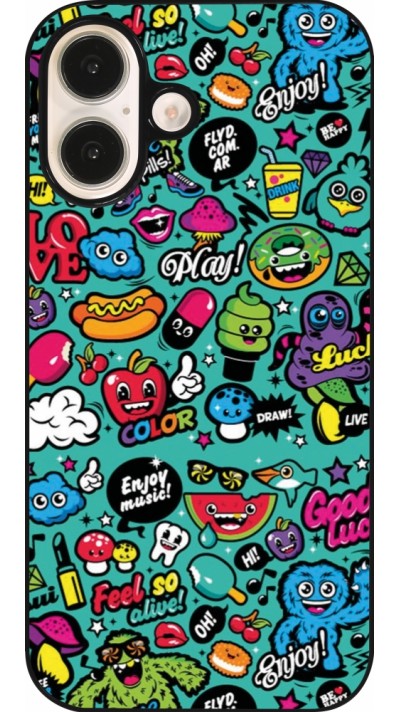 Coque iPhone 16 - Cartoons old school